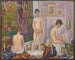 Les poseuses ensemble - Georges Seurat — widok dzieła