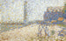 L'Hospice et le Phare de Honfleur - Georges Seurat — widok dzieła