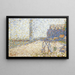 L'Hospice et le Phare de Honfleur - Georges Seurat — oprawiony obraz na ścianie