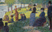 Szkic olejny do La Grande Jatte - Georges Seurat — widok dzieła