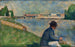 Studium dla Pływaków w Asnières - Georges Seurat — widok dzieła