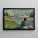 Studium dla Pływaków w Asnières - Georges Seurat — oprawiony obraz na ścianie