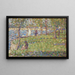 Studium do La Grande Jatte - Georges Seurat — oprawiony obraz na ścianie