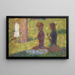 Studium postaci do La Grande Jatte - Georges Seurat — oprawiony obraz na ścianie