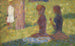 Studium postaci do La Grande Jatte - Georges Seurat — widok dzieła