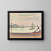 Kanał w Gravelines o zmierzchu - Georges Seurat — oprawiony obraz na ścianie