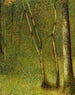 La Forêt de Pontaubert - Georges Seurat — widok dzieła