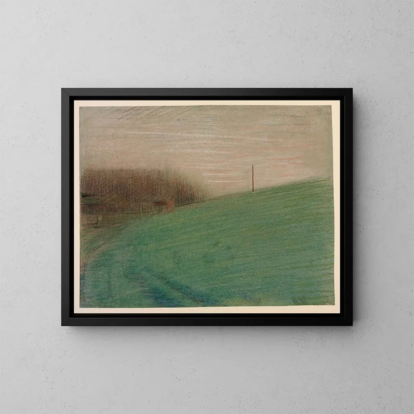 La Prairie - Georges Seurat — oprawiony obraz na ścianie