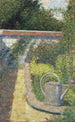 L'arrosoir Jardin au Raincy - Georges Seurat — widok dzieła