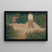 Dwóch kamieniarzy - Georges Seurat — oprawiony obraz na ścianie