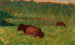 Krówki na łące - Georges Seurat — widok dzieła