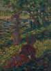 Kobieta w parku - Georges Seurat — widok dzieła