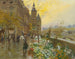 Le marché aux fleurs - Georges Stein — widok dzieła