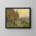 Le marché aux fleurs - Georges Stein — oprawiony obraz na ścianie