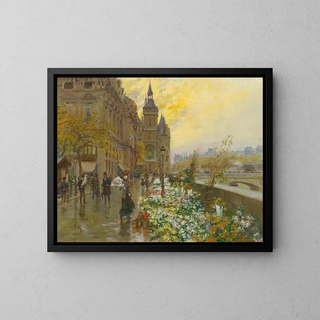 Georges Stein - The Flower Market.webp