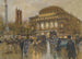 Teatr Châtelet i Wieża św. Jakuba Paryż - Georges Stein — widok dzieła