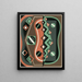 Collection décors et couleurs Pl08 - Georges Valmier — oprawiony obraz na ścianie