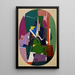 Fugue - Georges Valmier — oprawiony obraz na ścianie