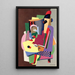 La leçon de piano - Georges Valmier — oprawiony obraz na ścianie