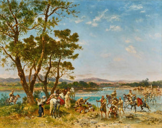 Traversée du Wadi - Georges Washington — widok dzieła