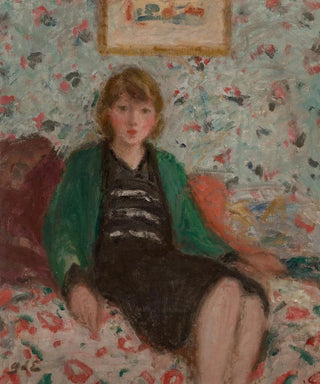 Georges dEspagnat - Jeune femme dans lintrieur.webp