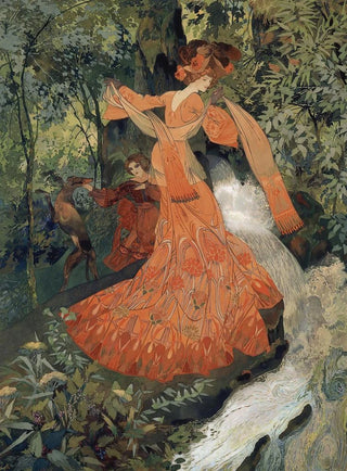 Georges de Feure - Elegante Pres Dune Source.webp
