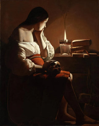 Georges de La Tour - The Magdalen with the Smoking Flame.webp