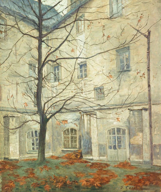 Georgesmile Carette - La Cour Lacordaire Au Couvent Des Carmes Rue De Vaugirard.webp