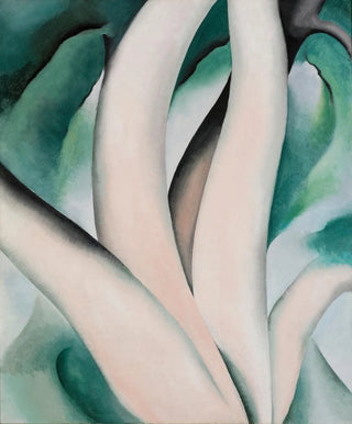 Georgia OKeeffe - Birch Trees at Dawn on Lake George.webp