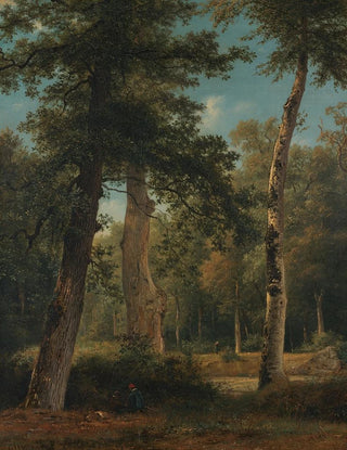 Georgius Jacobus Johannes van Os - A forest in Fontainebleau.webp