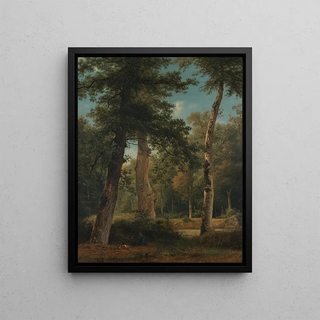 Georgius Jacobus Johannes van Os - A forest in Fontainebleau.webp