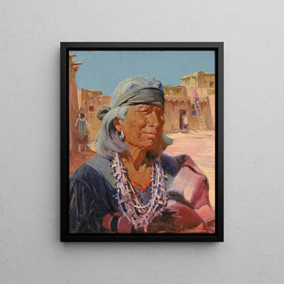 Gerald Cassidy - Old Man of Zuni High Priest Cacique.webp
