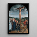 Chrystus na krzyżu - Gerard David — oprawiony obraz na ścianie