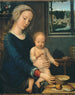 La Vierge à l'Enfant avec la soupe au lait - Gerard David — widok dzieła