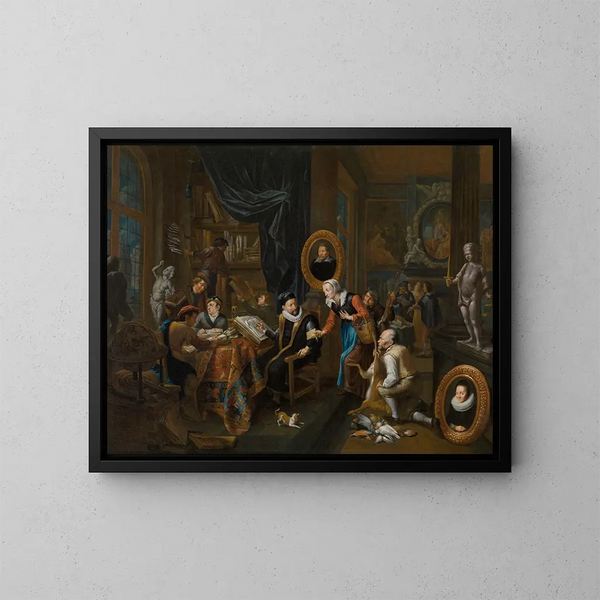 Le Collectionneur - Gerard Thomas — oprawiony obraz na ścianie