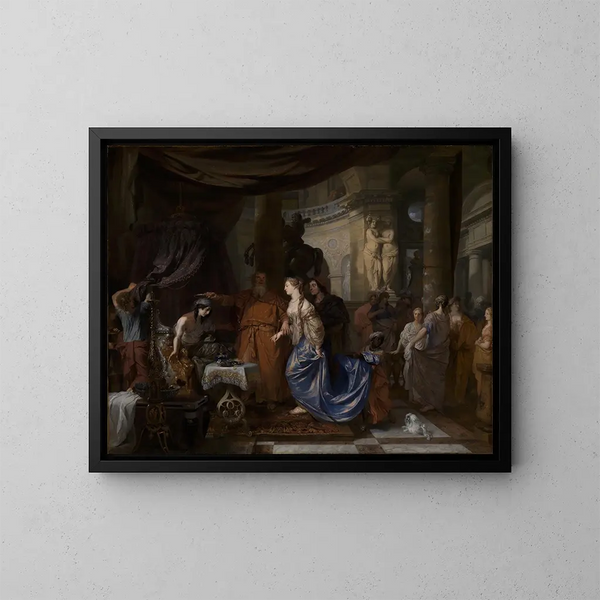Antiochus i Stratonice - Gerard de Lairesse — oprawiony obraz na ścianie