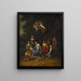 Bacchus i Pomona - Gerard de Lairesse — oprawiony obraz na ścianie