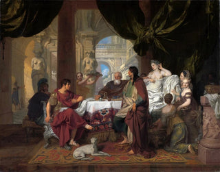 Le banquet de Cléopâtre - Gerard de Lairesse — widok dzieła