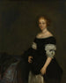 Aletta Pancras 1649-1707 żona François de Vicq - Gerard ter Borch — widok dzieła