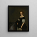 Aletta Pancras 1649-1707 żona François de Vicq - Gerard ter Borch — oprawiony obraz na ścianie