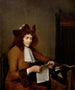 Młody mężczyzna czytający - Gerard ter Borch — widok dzieła