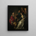Artemisia - Gerard van Honthorst — oprawiony obraz na ścianie