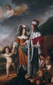 Louise Henriette prowadzi Friedricha Wilhelma, elektora brandenburskiego, do jej rodziców - Gerard van Honthorst — widok dzieła