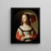 portret Sophie Prinzessin Palatina - Gerard van Honthorst — oprawiony obraz na ścianie