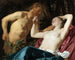 Satyr i Nimfa - Gerard van Honthorst — widok dzieła