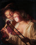 Le soldat et la fille - Gerard van Honthorst — widok dzieła