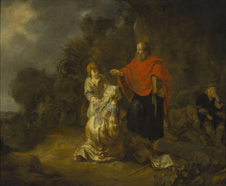 Gerbrand van den Eeckhout - Prophet Elisha and the Shunammite woman on Mt Carmel.webp