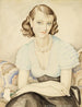 Portret młodej kobiety - Gerda Wegener — widok dzieła