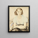 Portret młodej kobiety - Gerda Wegener — oprawiony obraz na ścianie