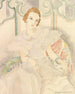 Portret młodej kobiety w białej sukni - Gerda Wegener — widok dzieła